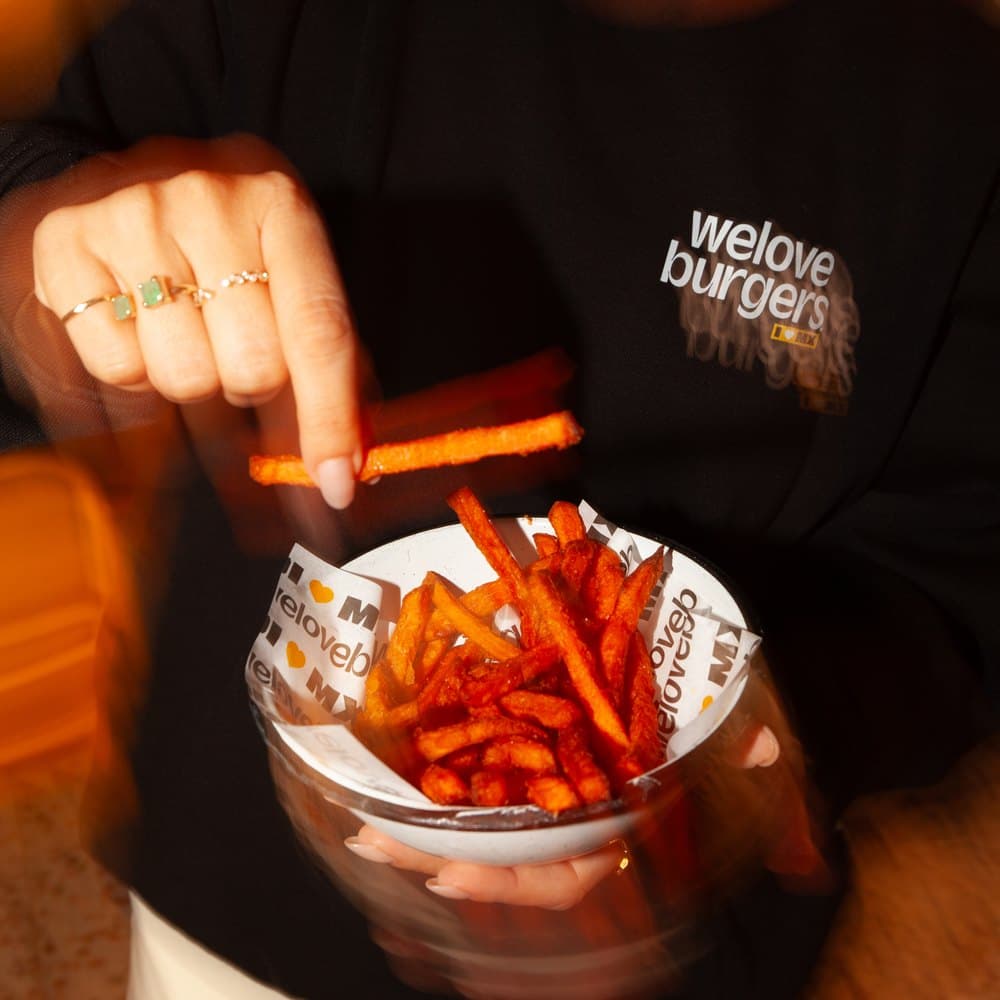 Camotes a la francesa en We Love Burgers